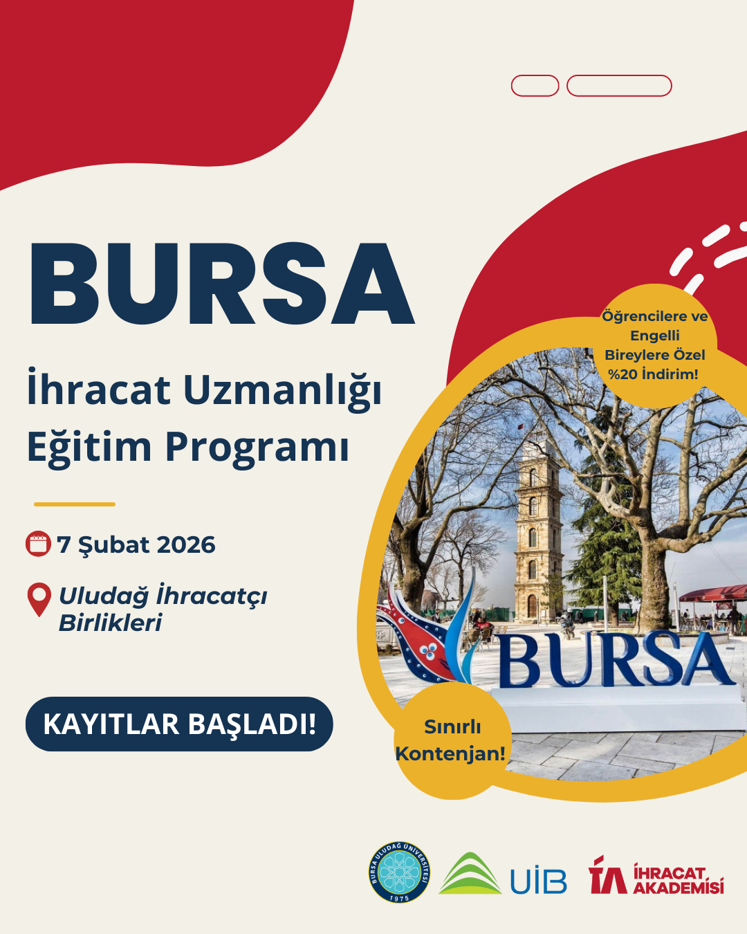 İhracat Akademisi Bursa İhracat Uzmanlığı Eğitim Programı